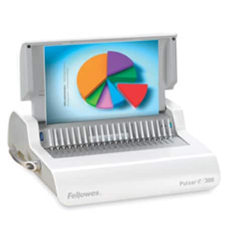 Fellowes Electric Plastic Comb Binding Machine- 16-.25 in x15-.50 in x5-.13 in  FE463628